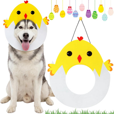 Disfraz perro Pascua ajustable con sombrero orejas conejo