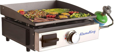 Plancha hierro fundido propano para acampar