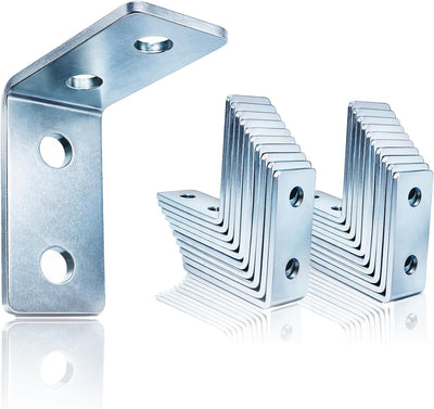 Soporte L 4 orificios para canal puntal 1-5/8 pulg