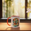 Taza Cerámica DIGOR para Café Frío en Motocicleta Naranja/Blanco