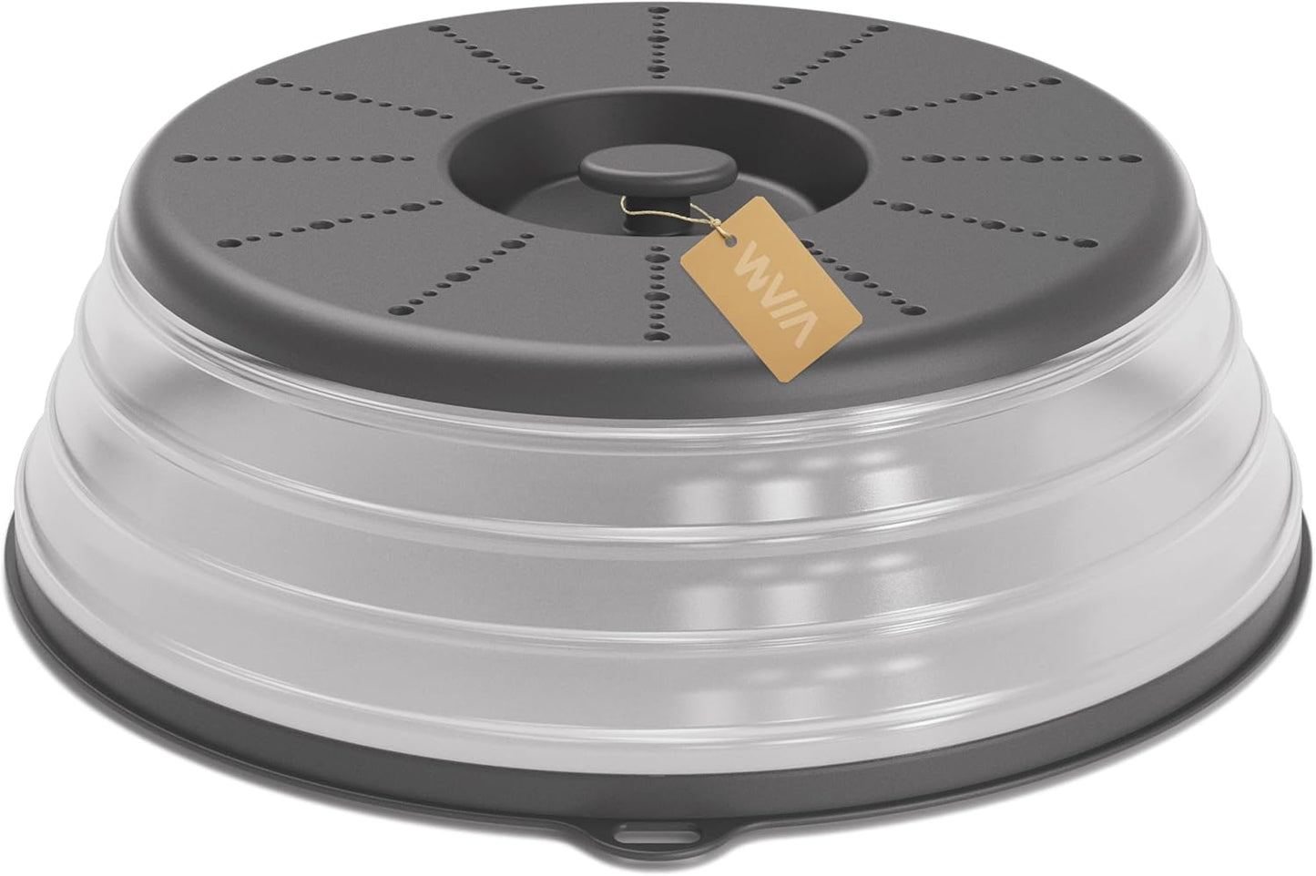 Cubierta microondas ventilada con agujero gancho gris