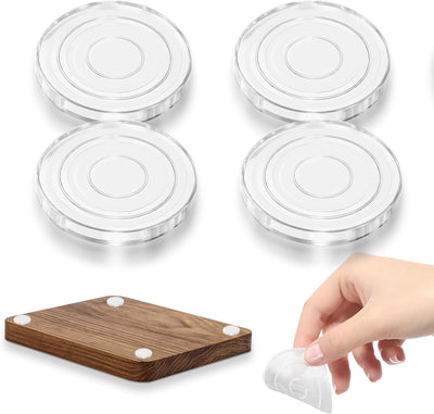 4 Pzas Almohadillas Antiderrap Silicona para Tabla Cortar