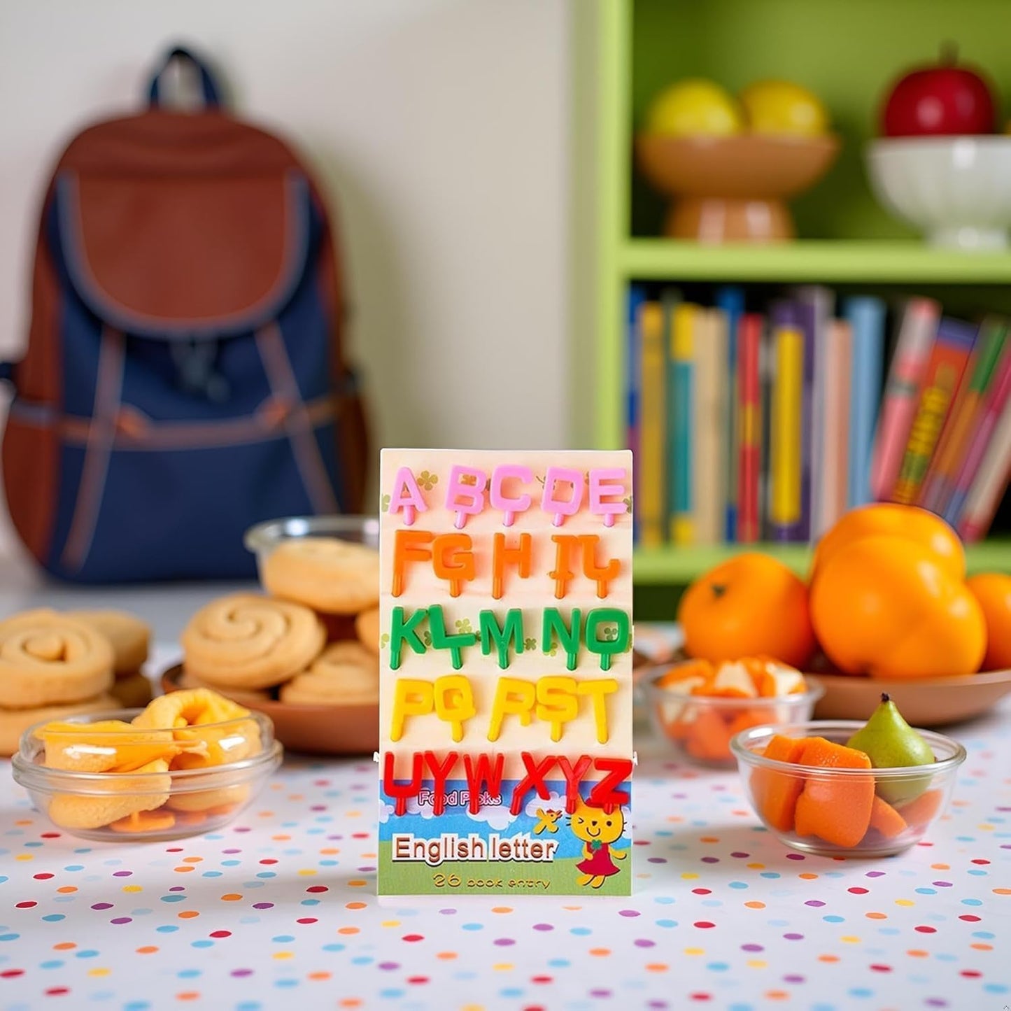 26 Palillos Decorativos para Frutas y Postres Bento