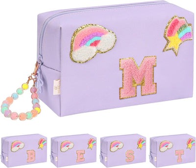Bolsa maquillaje niña organizadora viaje purpura medium