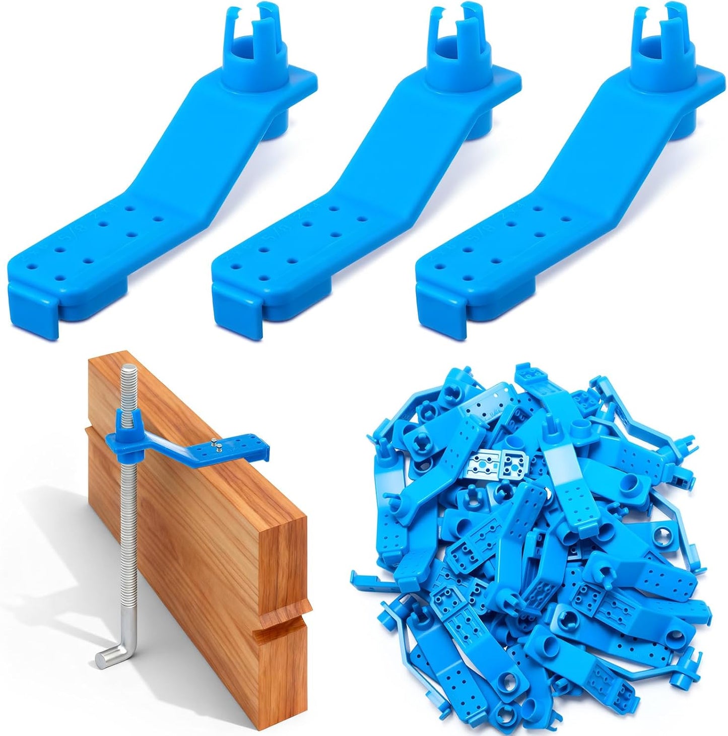 30 Pzas Pernos Anclaje 5/8pulg para Salvador Mangos Hormigón Azul