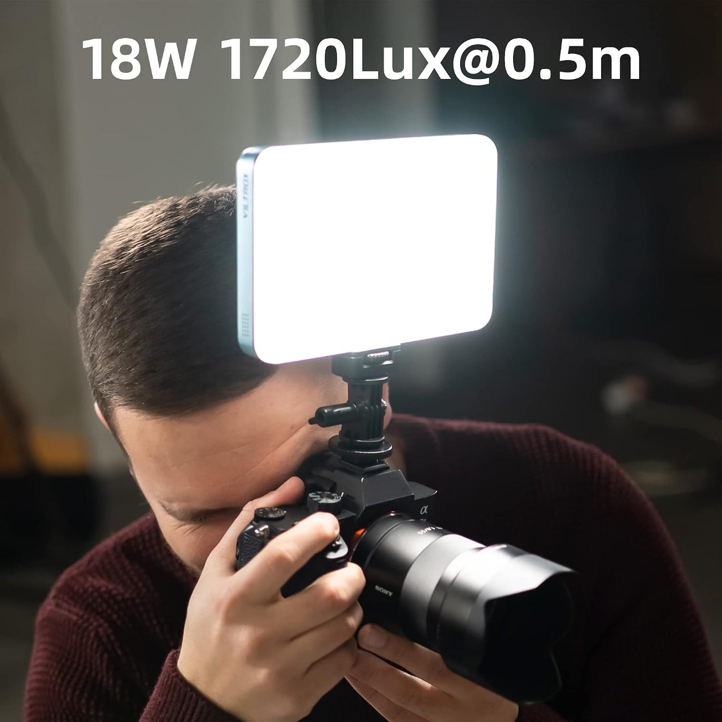 Luz LED panel 18W 1800LUM control smartphone 10 efectos