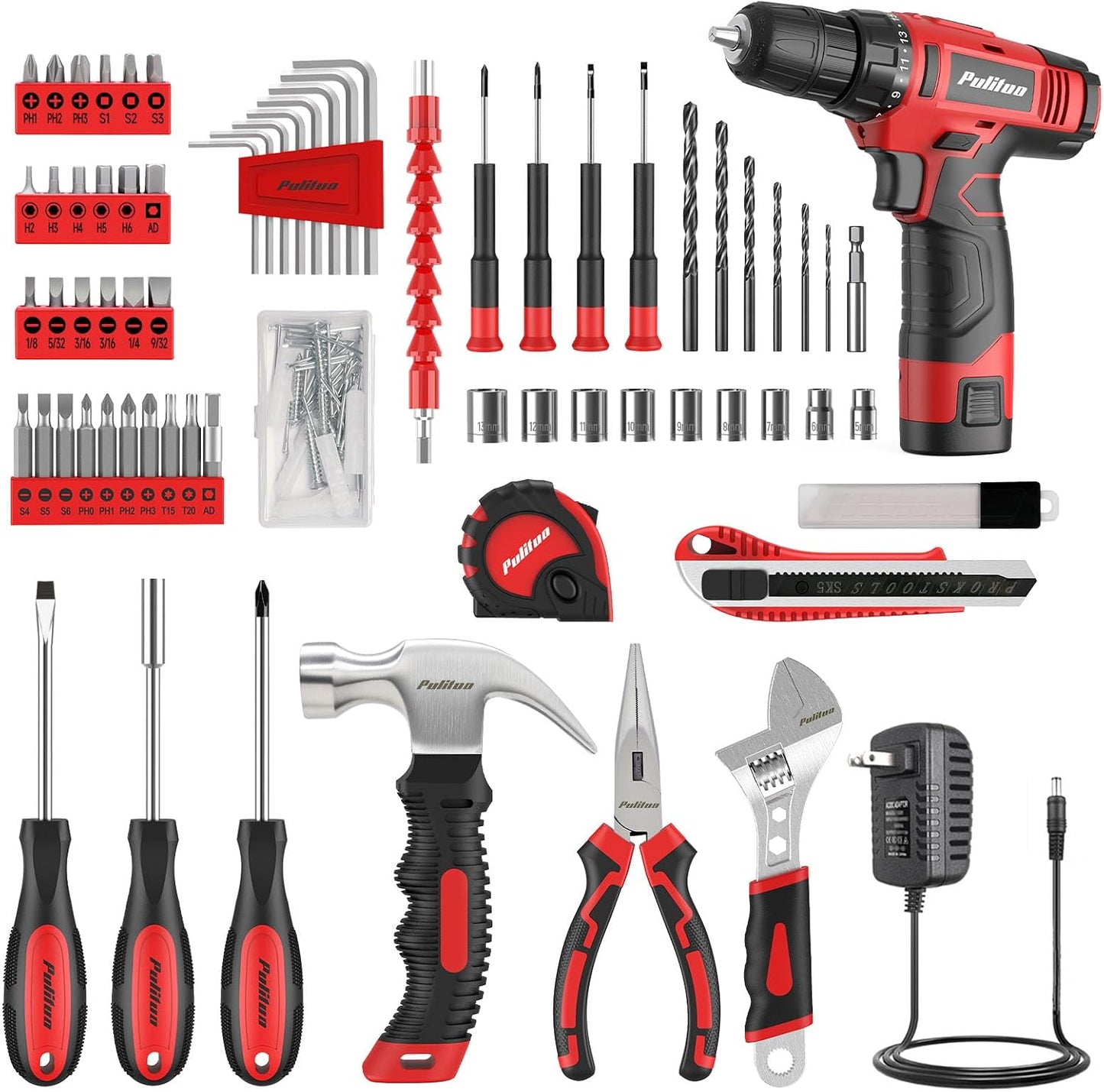 Set 149 Brocas Taladro Inalámbrico 12V Hogar Herramientas