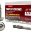 100 Pzas Tornillos Torx 304 Acero Inox Autoresc. 8x3/4