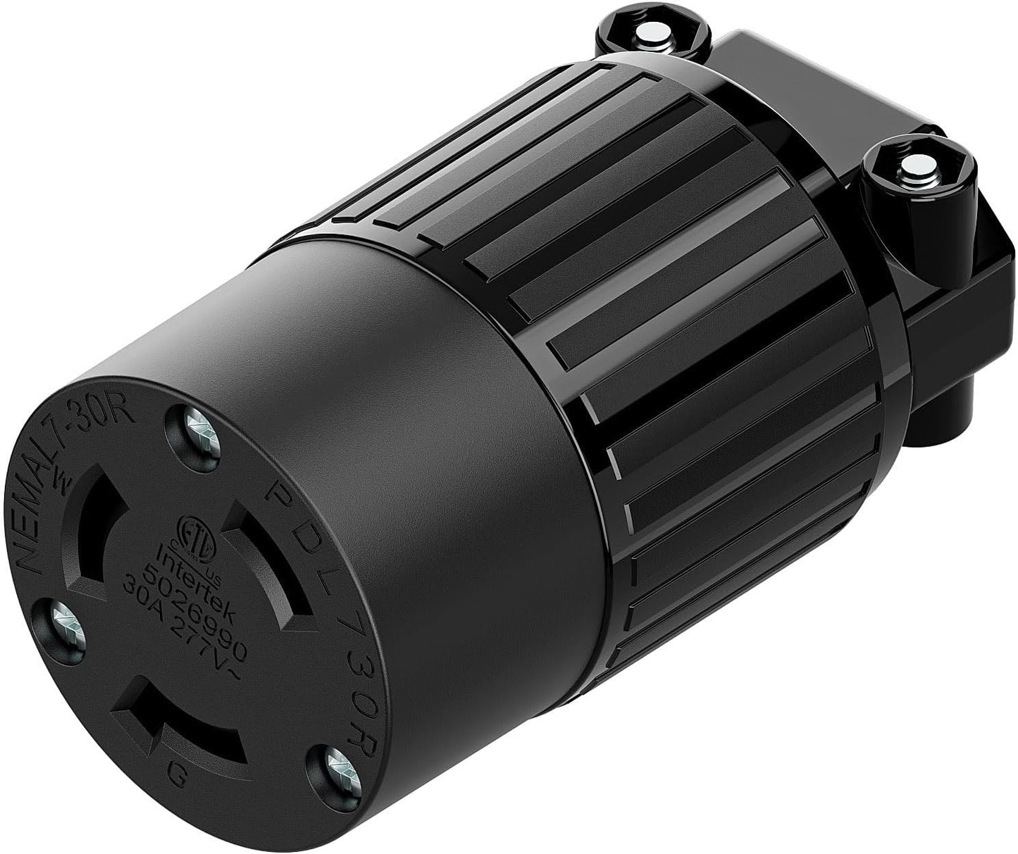 Enchufe L7-30R 30A 277V grado industrial con bloqueo giratorio