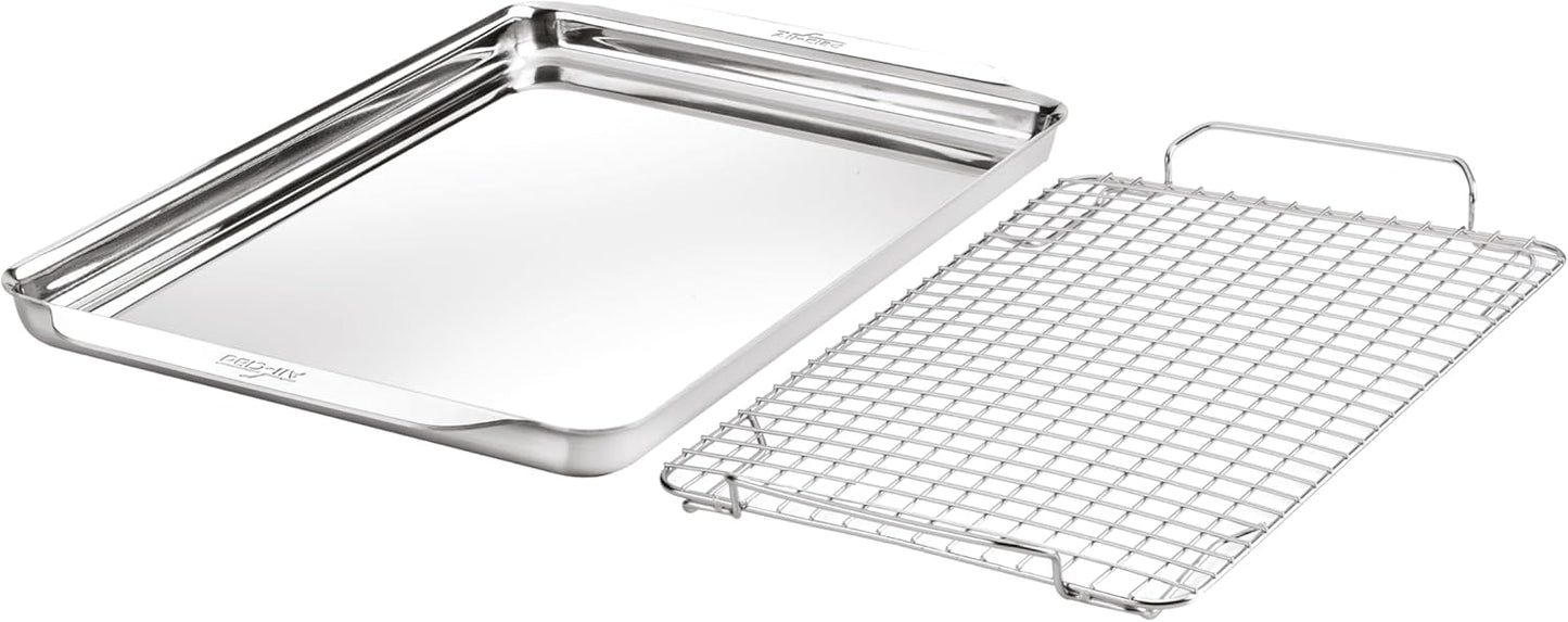Set 2 Pzas Utensilios Hornear Acero Inox