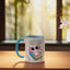 Taza Cerámica para Piscina Azul/Blanco