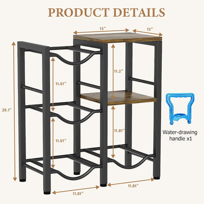Soporte jarra agua 5gal antideslizante hogar oficina