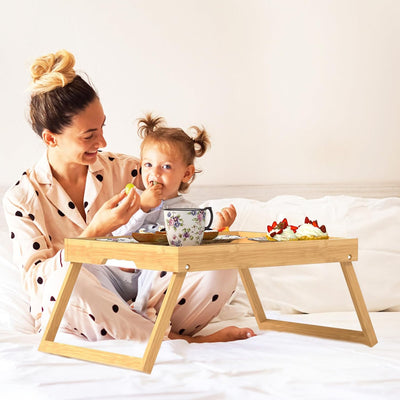Tray Mesa de Café Bamboo para Sofa
