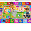 Alfombra educativa para niños dormitorio 4x5 lavable