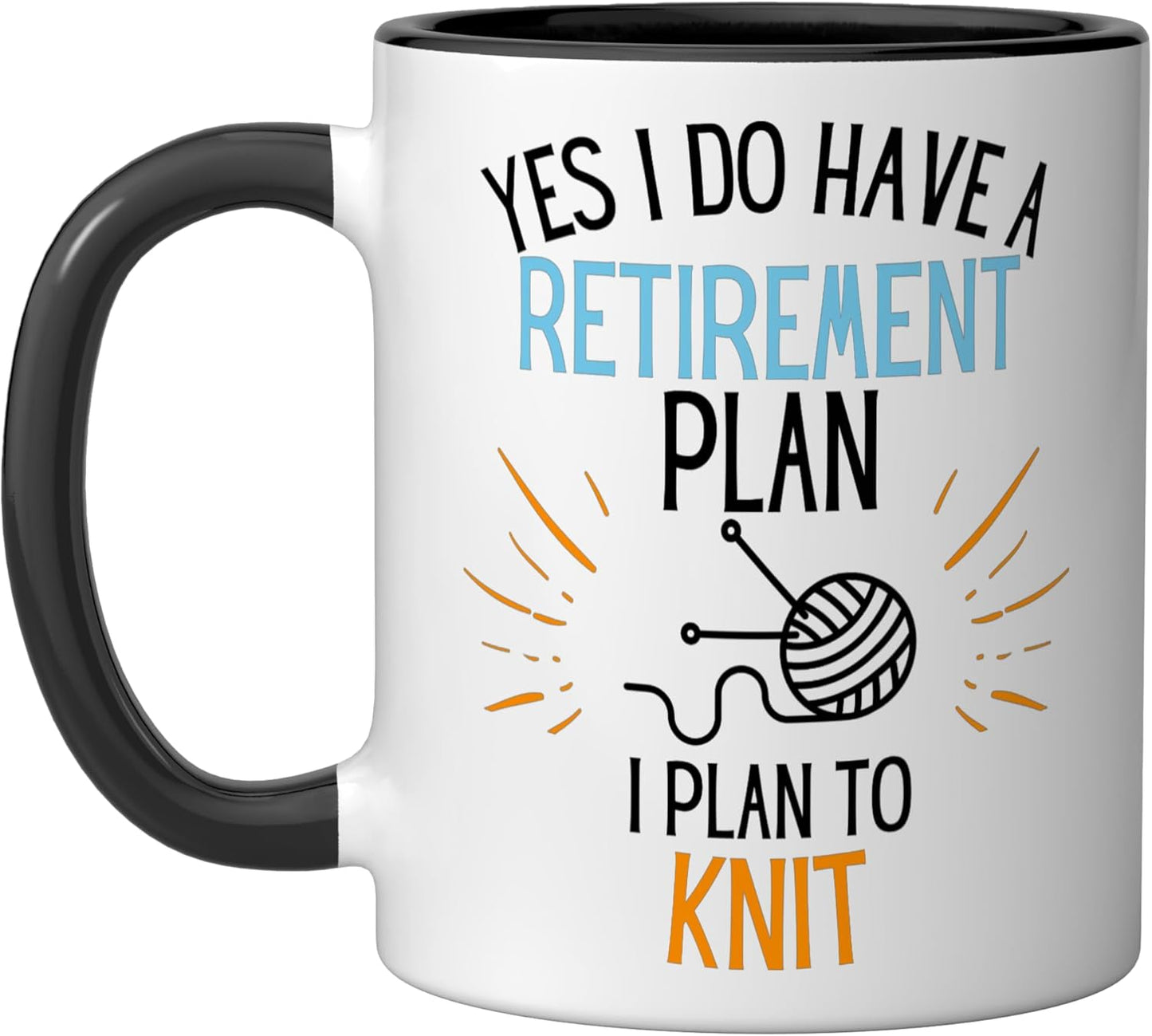 Taza cerámica para regalo de retiro para tejedoras retiradas