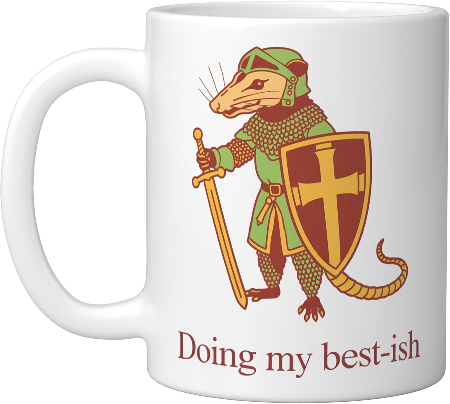 Taza Cerámica Opossum Blanco