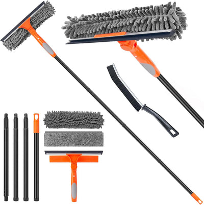 Kit limpiador ventanas 2en1 para coche puerta ducha