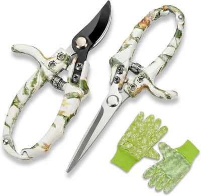 Tijeras podar jardinería set 2 SK5 6.7pulg y rectas 7.2pulg