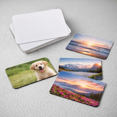 40 imanes rectangulares blancos de sublimación 2.2 x 3 pulgadas para prensa de calor