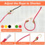 12 Pzas Cuerdas Bungee Ajustables 10pulg para Viaje y Campamento