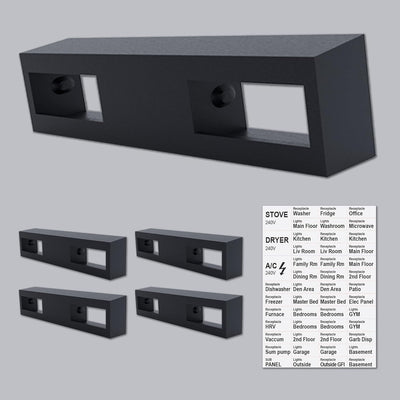 Pack 5 lazos mango con etiqueta para poste Siemens ECQTH3