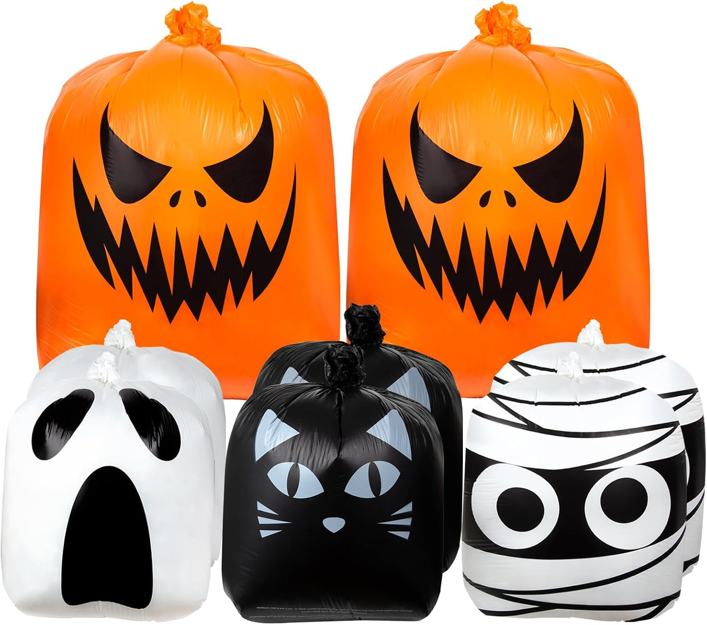 Bolsas césped Halloween con lazos giratorios decoración jardín