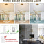 Candelabro LED 3 colores ajustable colgante con control remoto