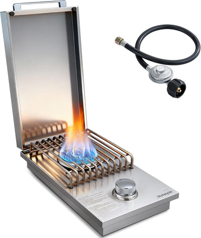 Parrilla gas acero inox 304 plateado cocina exterior