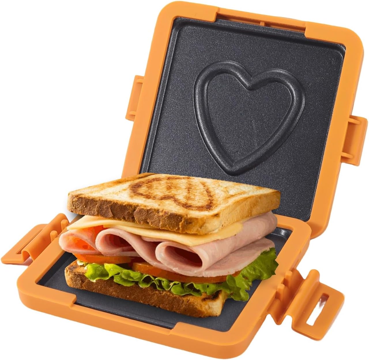 Sandwichera microondas placa antiadherente versátil lavavajillas