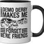 Taza cerámica para demolición derby negra/blanca