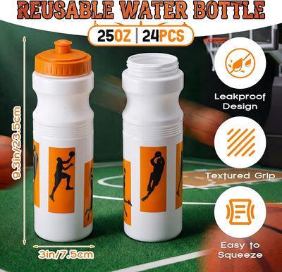 Botella de agua deportiva Talltalk reutilizable de 25 oz con tapa antifuga