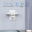 Adaptador 2 a 3 clavijas enchufe multiple pared blanco