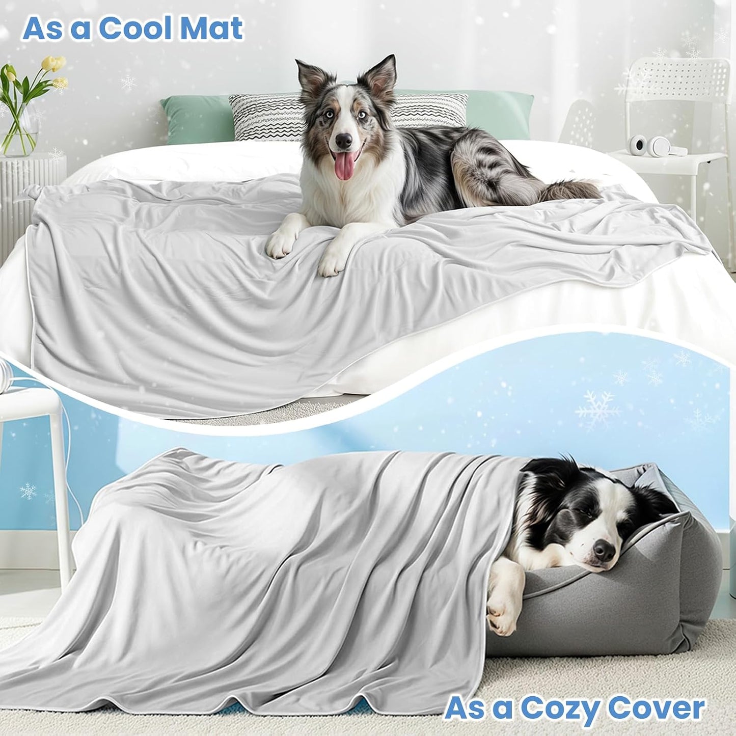 Manta refrescante perros verano lavable transpirable