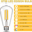 Bombilla LED Edison ST58 filamento vintage 6W 750lm E26