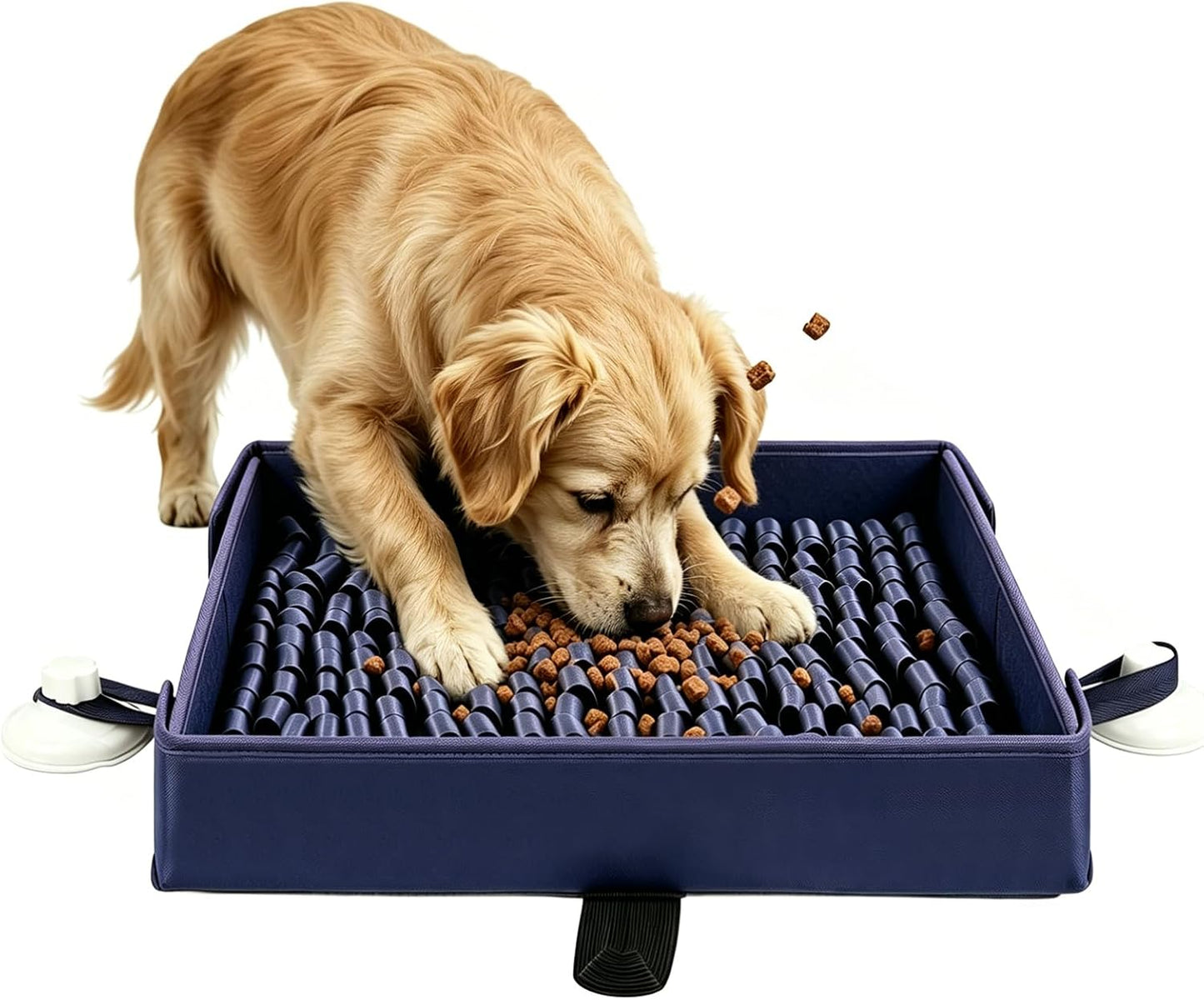 Tapete olfateo perros desplegable 17x15pulg