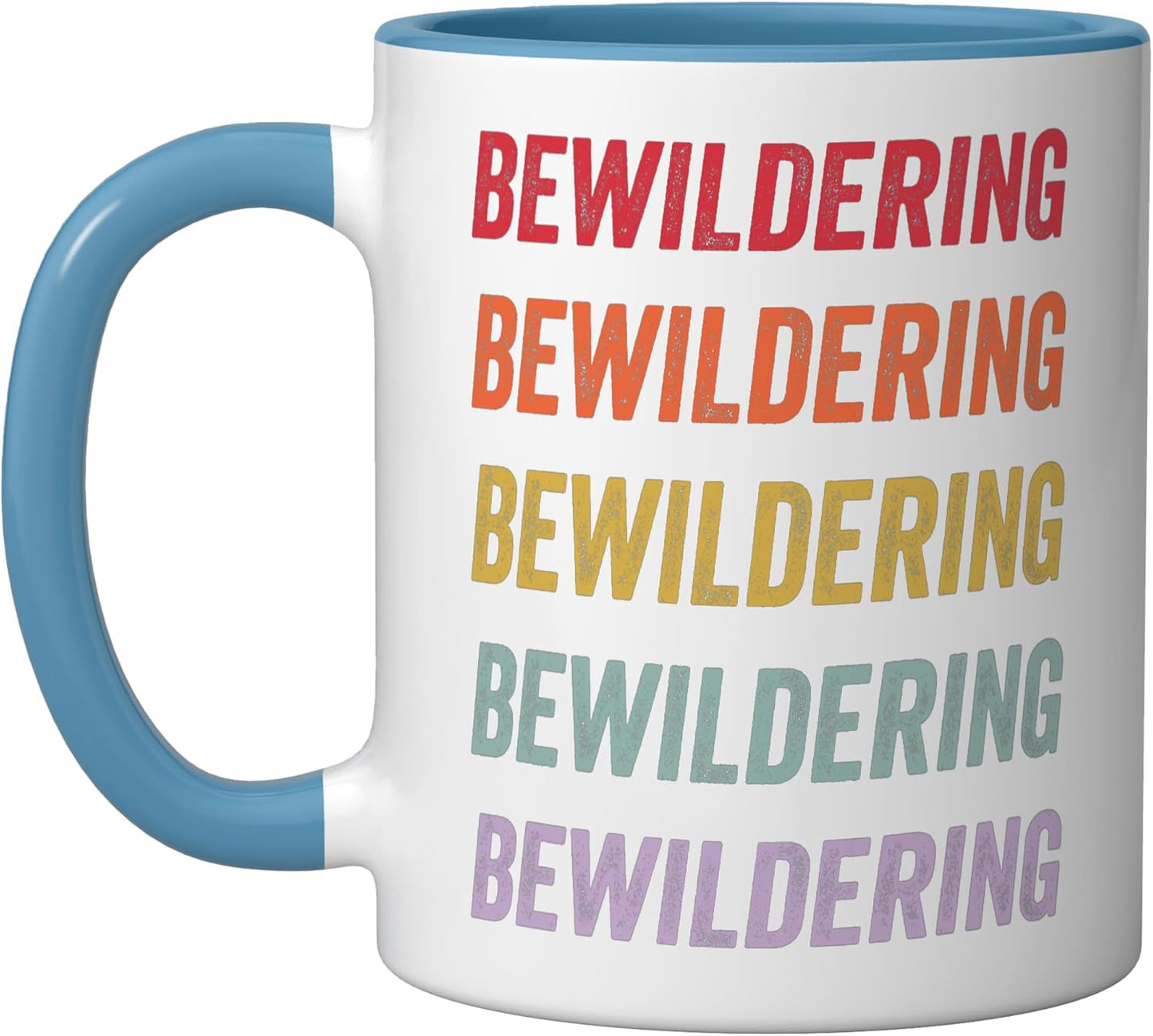 Taza cerámica Bewildering azul/blanco