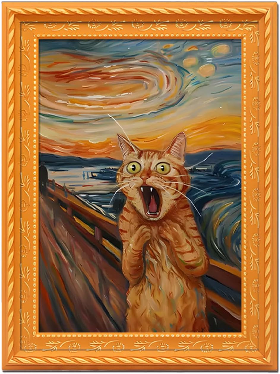 Imanes gato decoración nevera cocina oficina