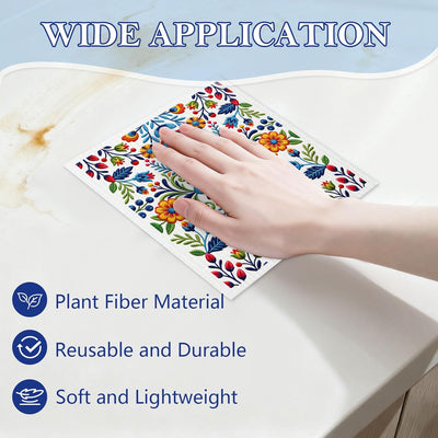 Paquete de 5 paños de cocina con diseño floral Cinco de Mayo