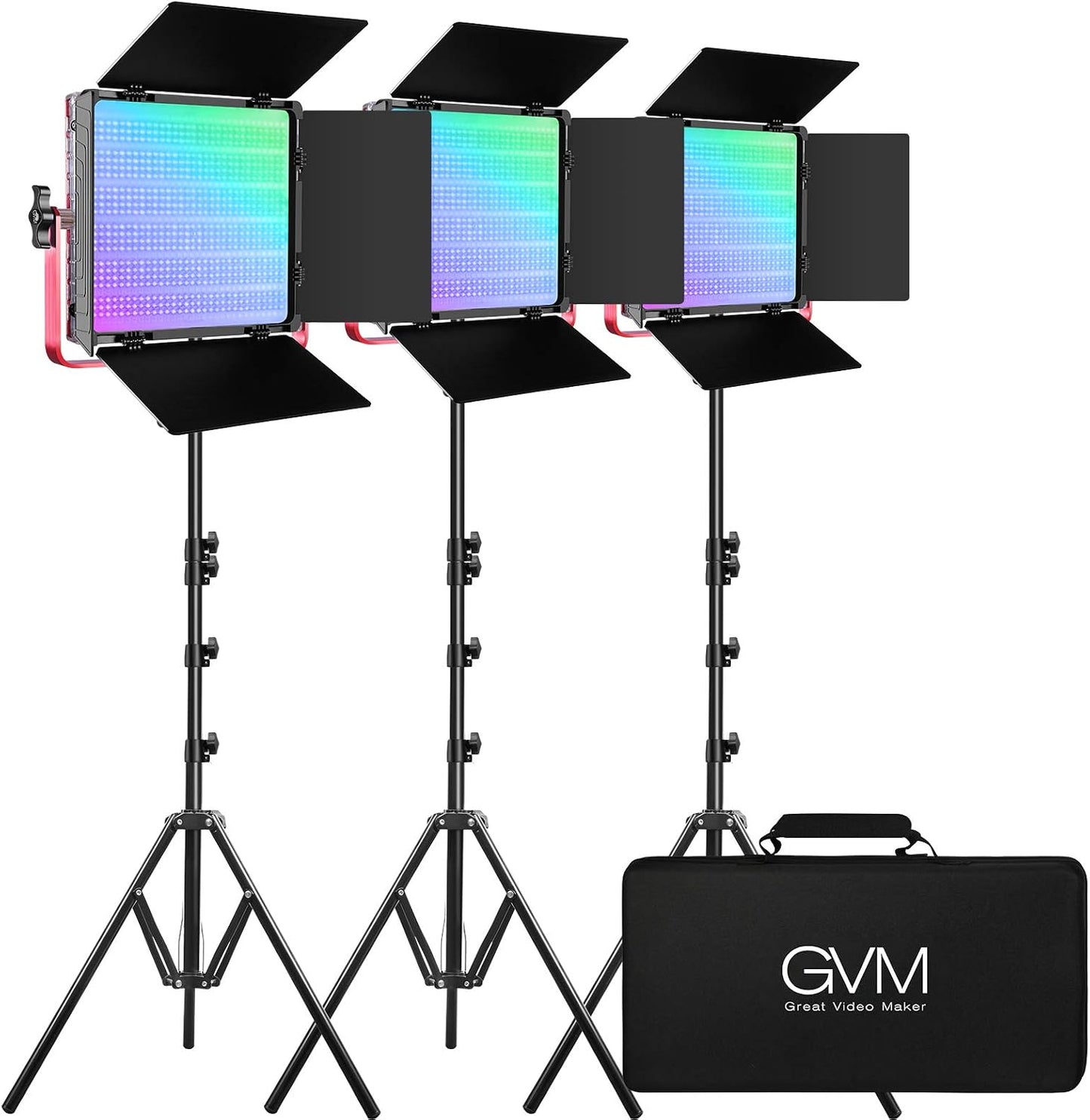 Luz LED RGB para video con control app 1200D