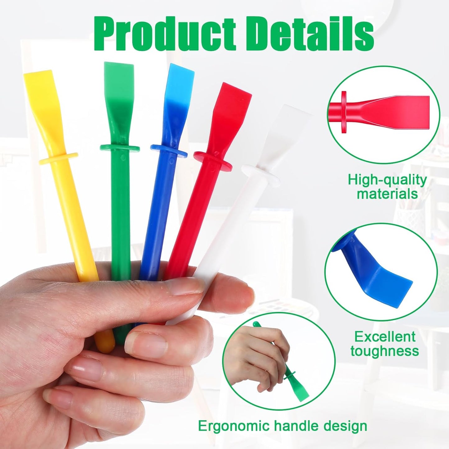 Set 15 Brochas Silicona para Pegamento Reutilizables