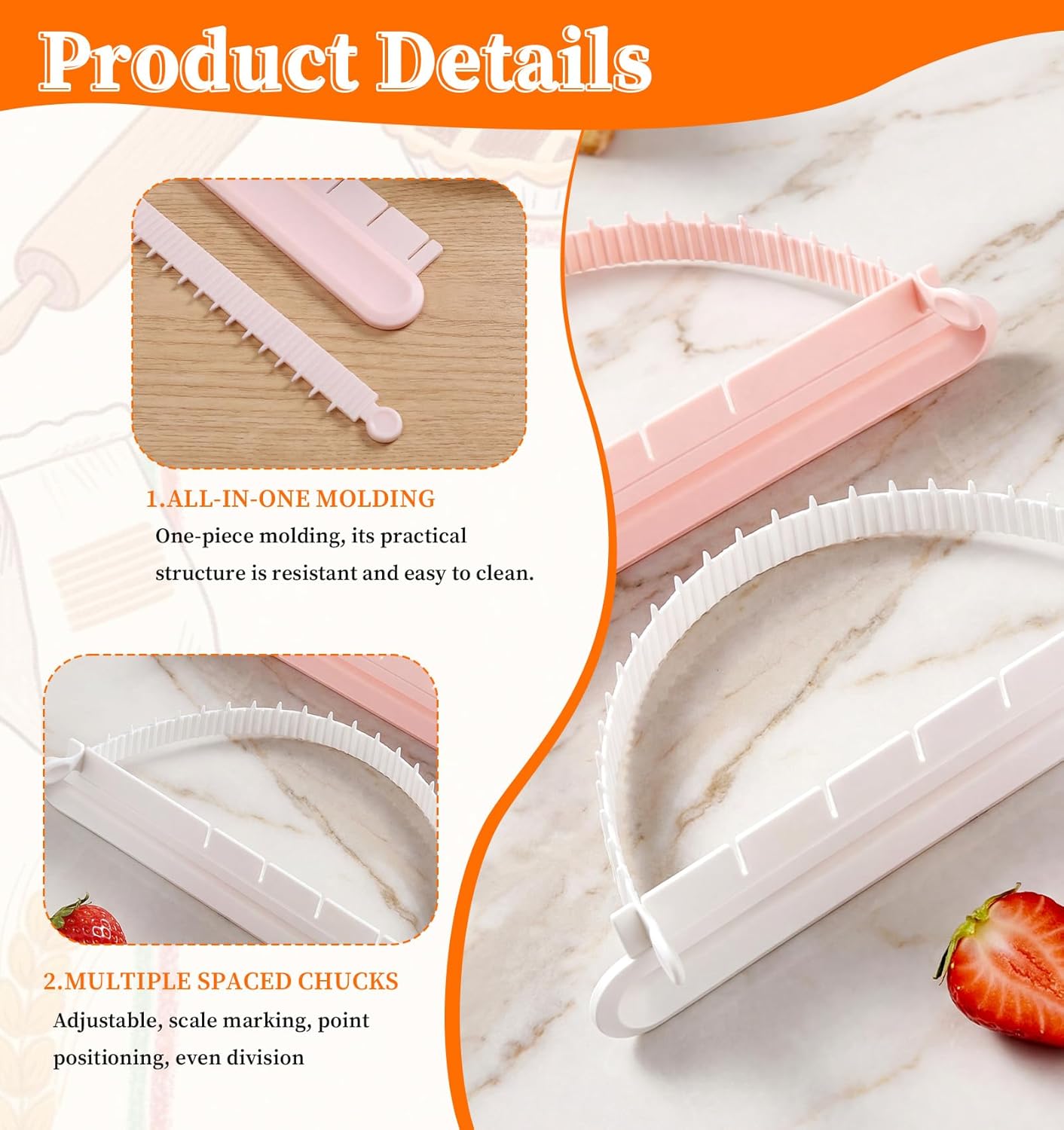2 herramientas arco pastel plástico para glaseado fondant