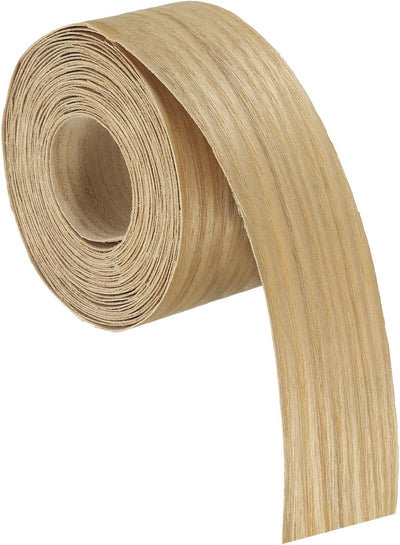 Bandas borde chapa madera 2pulg x26pies flexibles prepegadas
