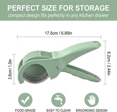 Cortador plátano acero inox para frutas y verduras