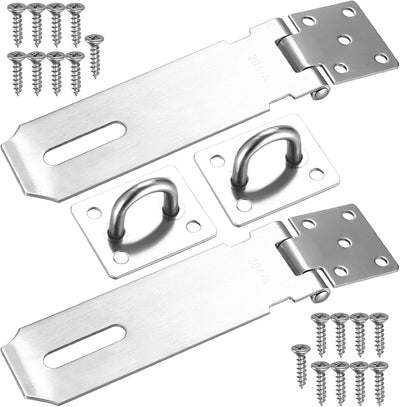 Pestillo cerrojo acero inox 5pulg set 2