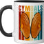 Taza Cerámica Cymbal Negro/Blanco