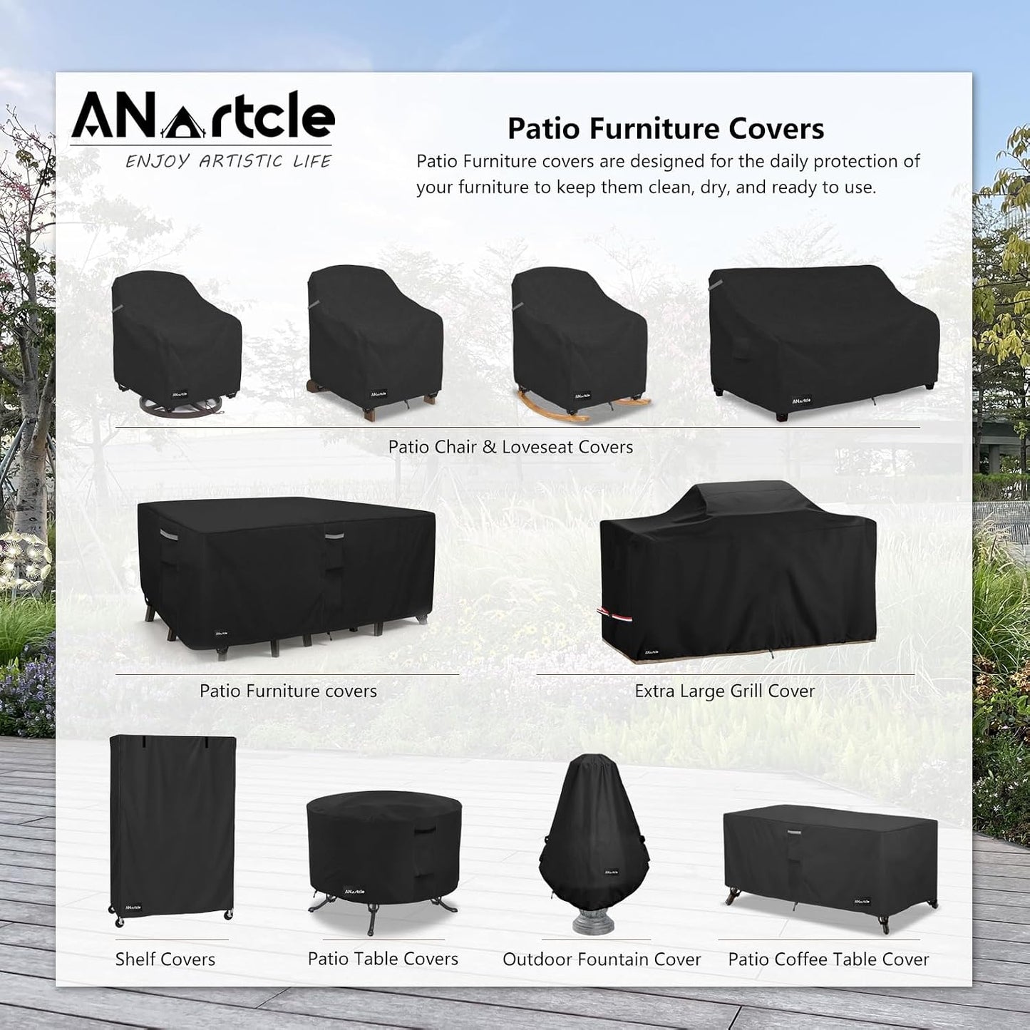 Cubierta parrilla impermeable 86pulg isla cocina