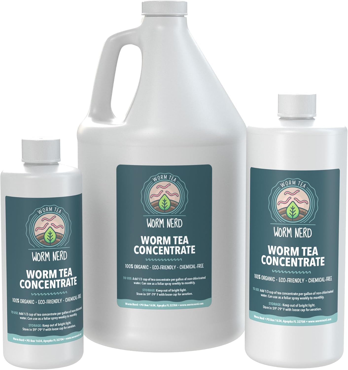 Concentrado té gusano jardinería 1pt