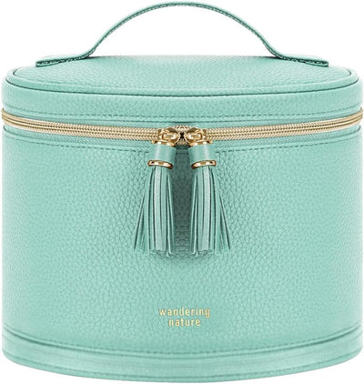 Bolsa maquillaje viaje mujer estuche EVA con divisores y bucles
