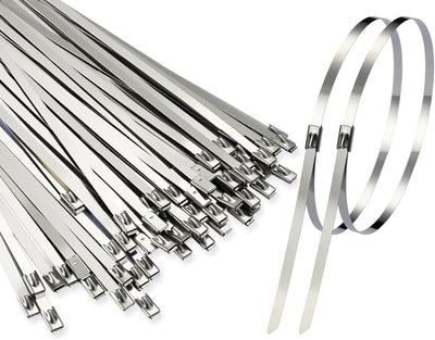 Bridas metal 15.8pulg acero inox 304 autobloqueo resistente