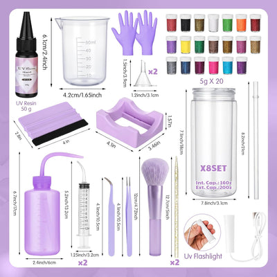 Pack 8 Vasos Plástico Nieve 16oz Doble Pared 20 Colores